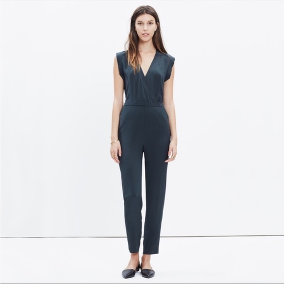 Madewell | Silk Jumpsuit - Picture 1 of 15